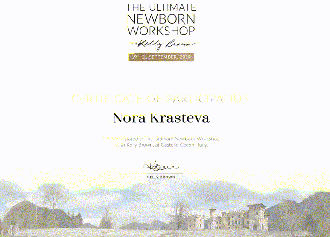 The Ultimate Newborn Workshop — Kelly Brown · Italy, 2019